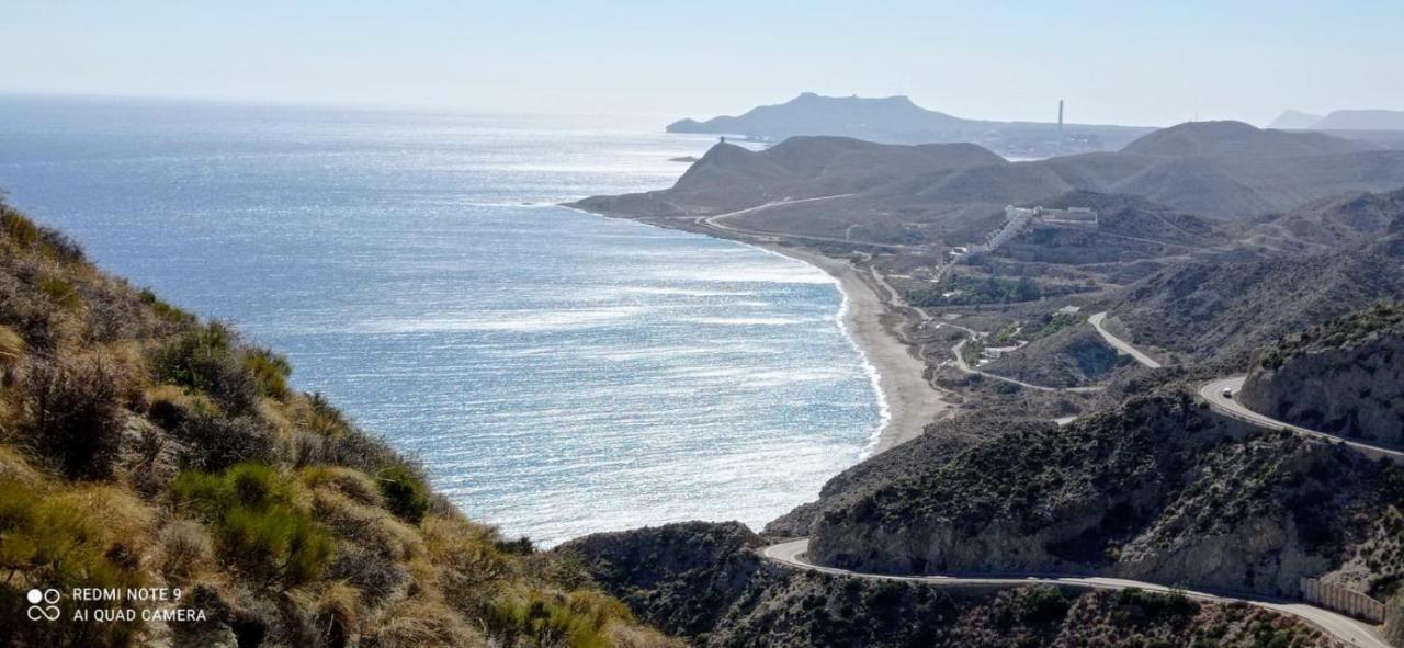 Апартаменты La Pita- Terraza Con Vistas Al Mar & Parking, A 1 Min De La Playa Карбонерас Экстерьер фото