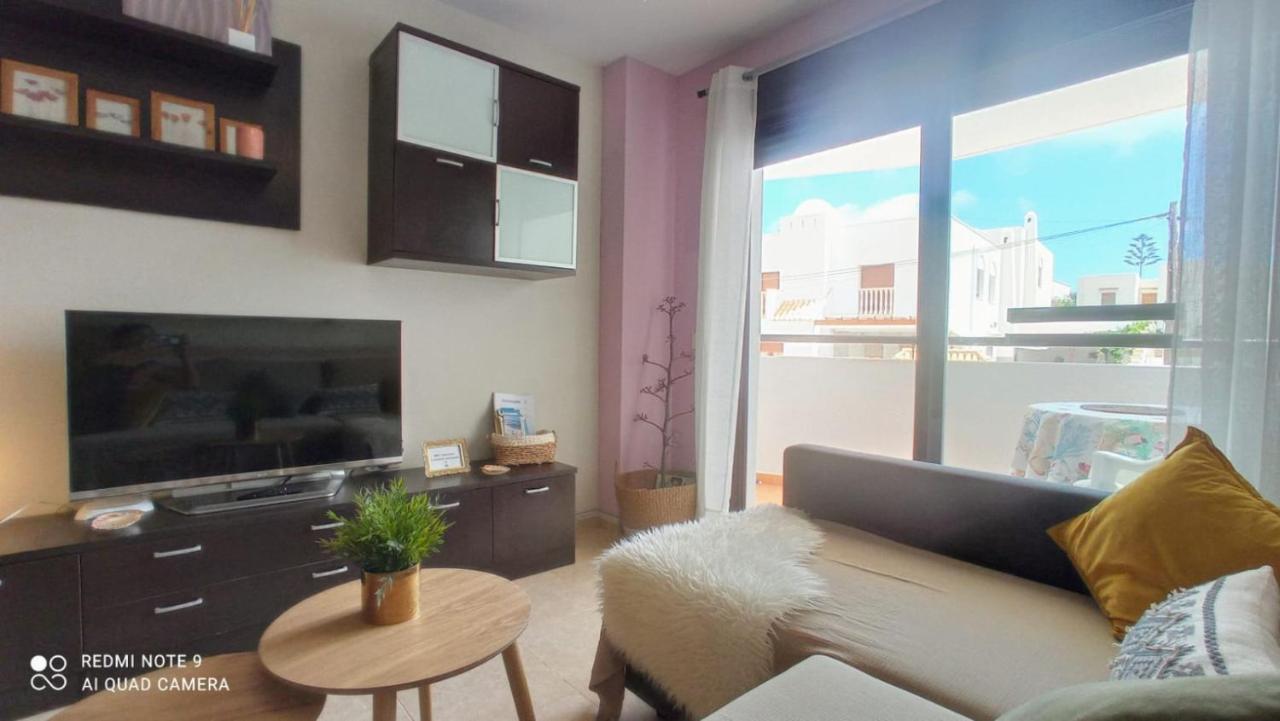 Апартаменты La Pita- Terraza Con Vistas Al Mar & Parking, A 1 Min De La Playa Карбонерас Экстерьер фото