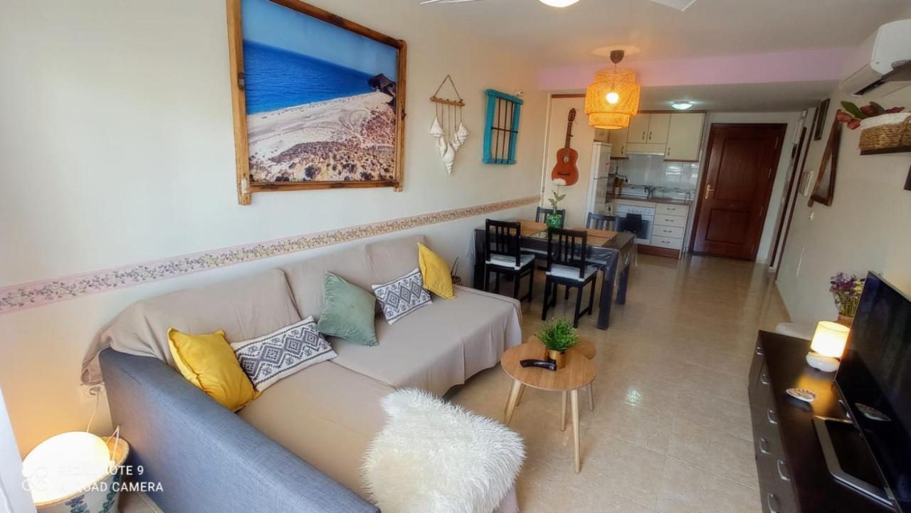 Апартаменты La Pita- Terraza Con Vistas Al Mar & Parking, A 1 Min De La Playa Карбонерас Экстерьер фото