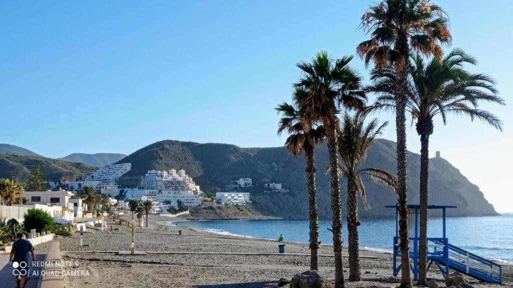 Апартаменты La Pita- Terraza Con Vistas Al Mar & Parking, A 1 Min De La Playa Карбонерас Экстерьер фото